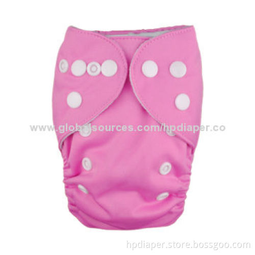 New Born Babies' Cloth Diaper with Snap Closure with Waterproof and Breathable TPU Outer Material